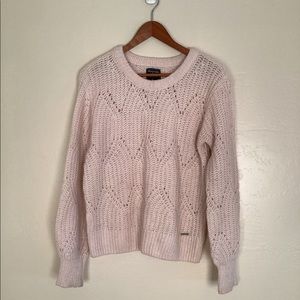 Abercrombie & Fitch Crème Knit Sweater Size Large